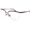 Bvlgari womens semi-rimless eyeglasses