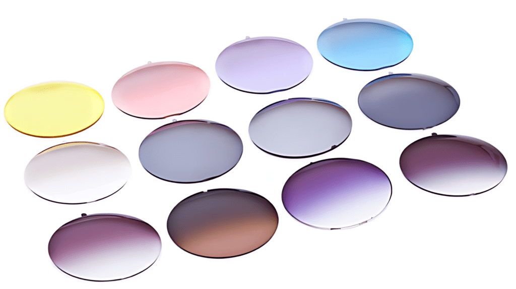 Selection of high-quality lenses available at Al-Aziz Optical in Lahore