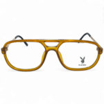 Playboy Amber Aviator Glasses - Bold Retro Frame - Al-Aziz Optical
