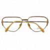 Rodenstock vintage geometric eyeglasses in gold and pink
