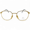 Po.le Optik Gold Glasses - Classic Italian Round Frame - Al-Aziz Optical