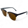Ray-Ban Clubmaster Sunglasses in Pakistan, side-view brown frame.