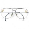 Safilo UFO Black Aviator Minimalist Frame