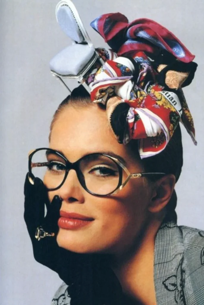 Christian Dior Vintage Eyewear Poster from the 1980s