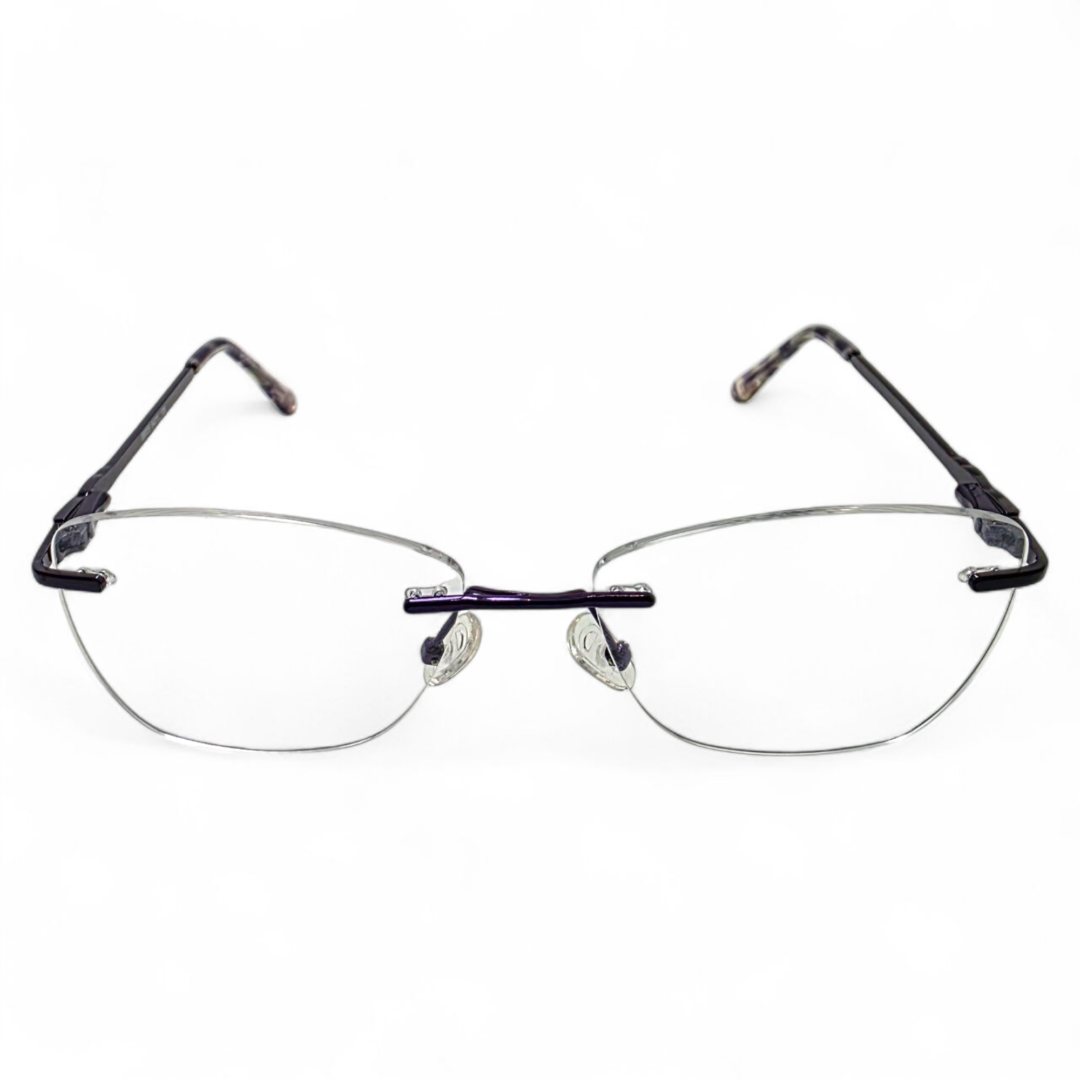 Chanel rimless eyeglasses in Pakistan in Purple color.