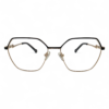 Carolina Herrera Geometric Metal Eyeglasses