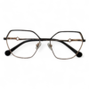 Carolina Herrera Geometric Metal Eyeglasses
