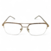 Hugo Boss Half-Rimless Aviator Glasses