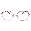 Carolina Herrera Geometric Metal Eyeglasses