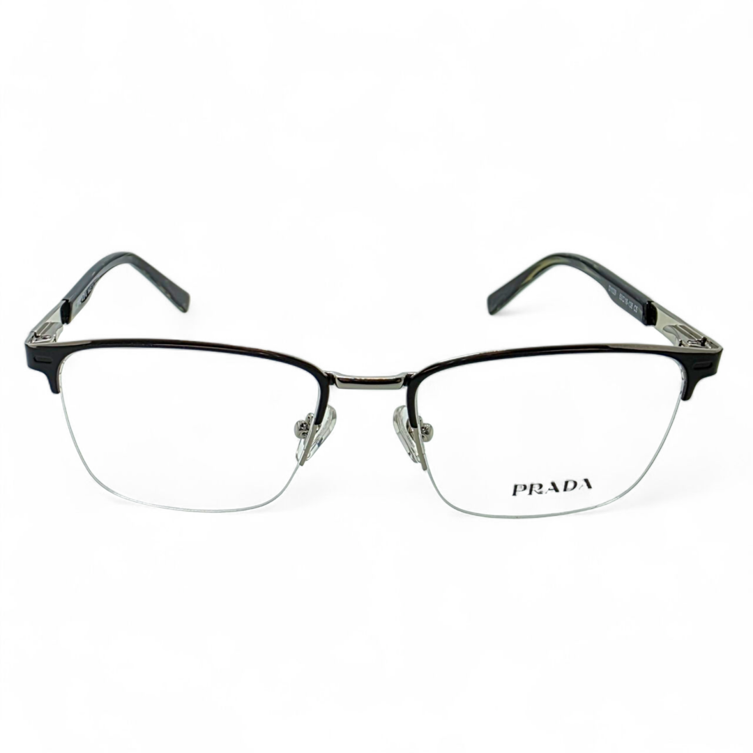 Prada D1029 Half-Rimless Eyeglasses