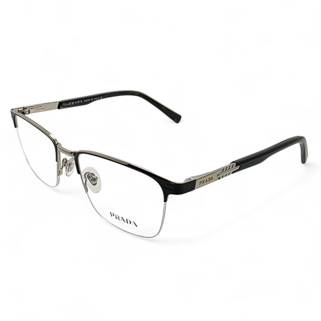 Prada D1029 Half-Rimless Eyeglasses
