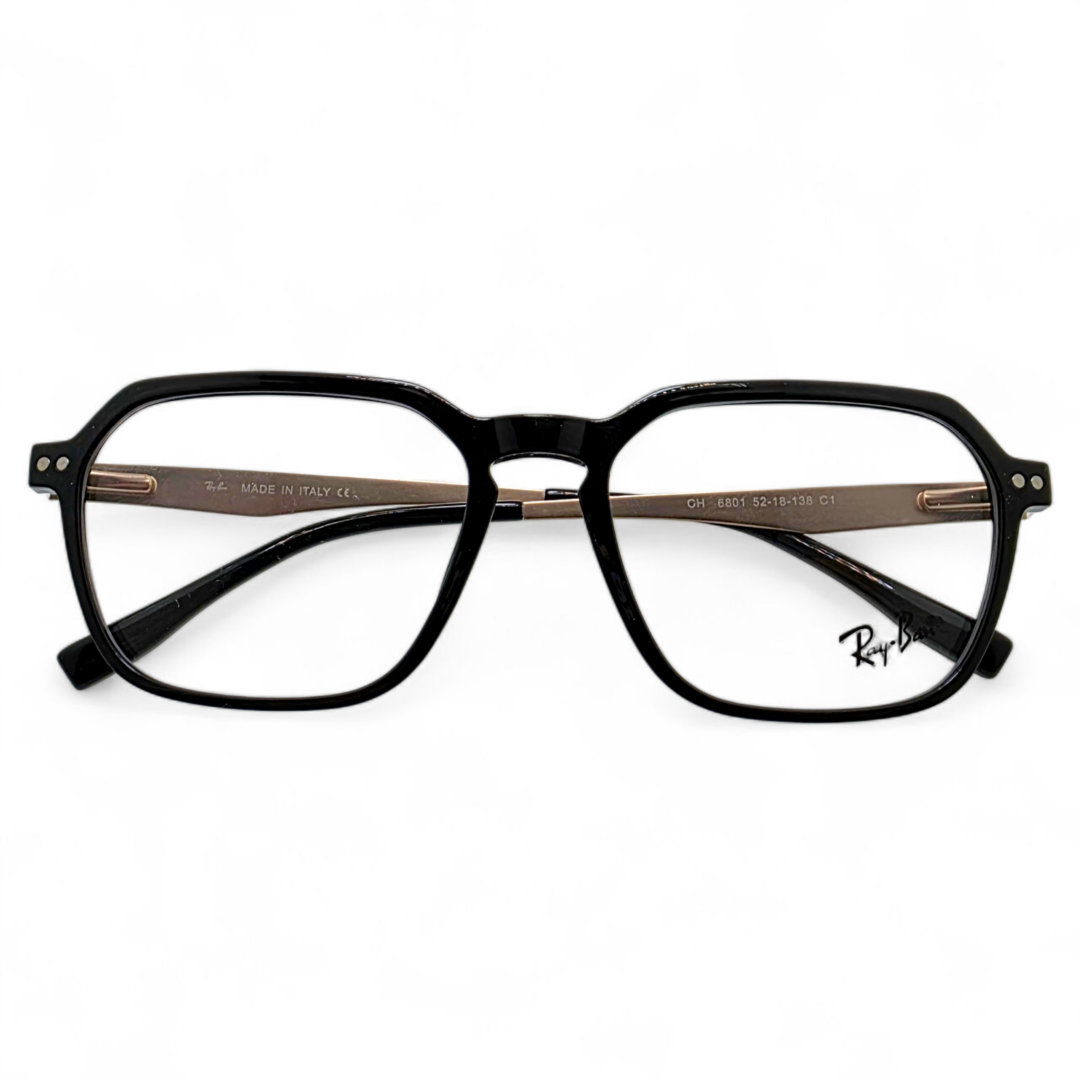 Ray Ban Black Carbon Fiber Eyeglasses