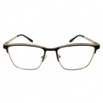Prada black and gold square eyeglasses in Pakistan