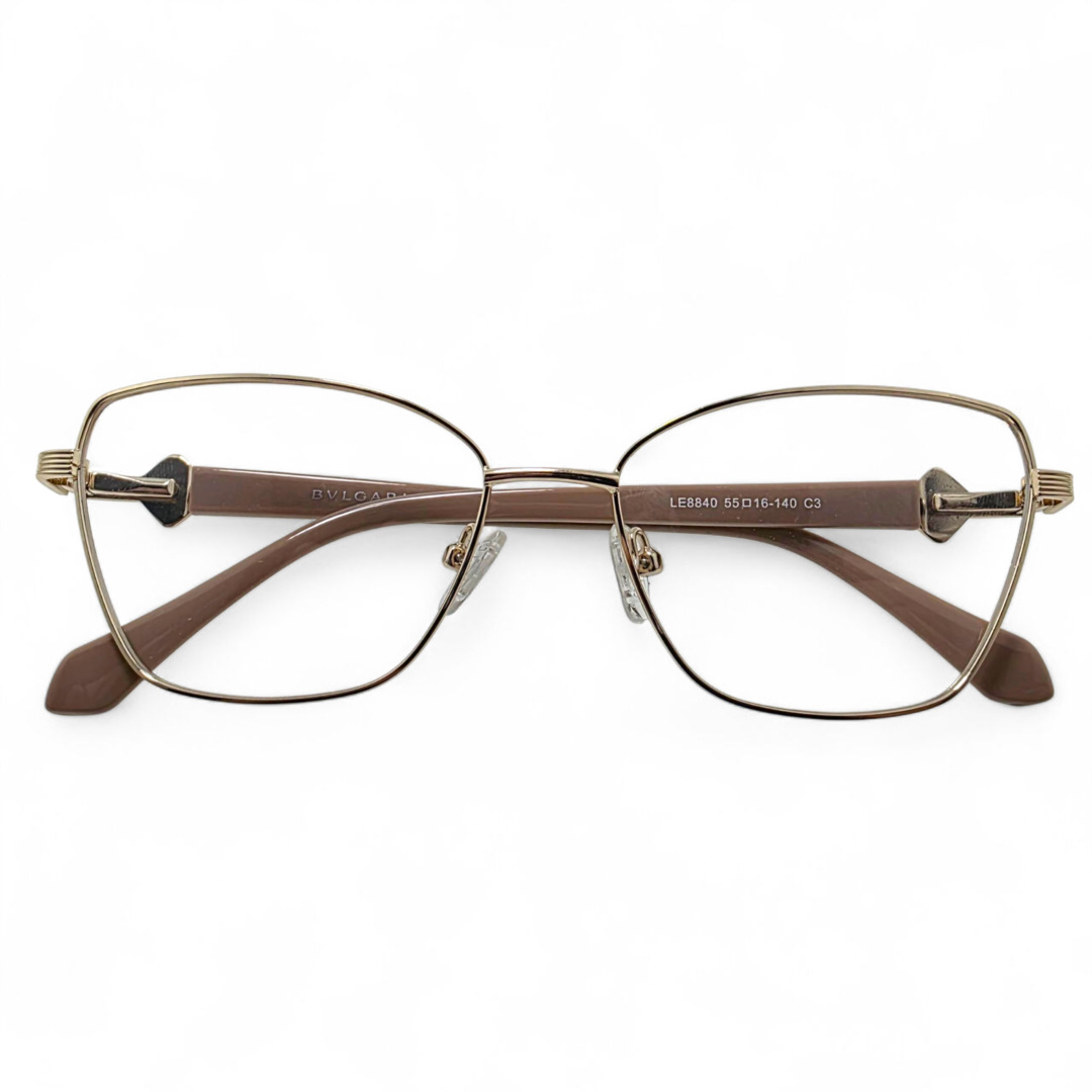 Top down view of Bvlgari LE8840 eyeglasses