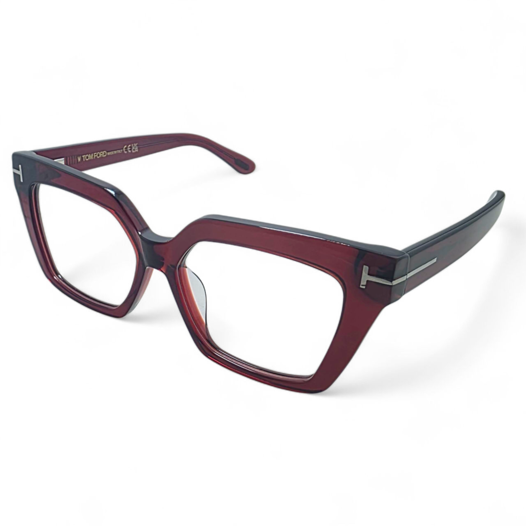Red Tom Ford FT1030 in a side pose