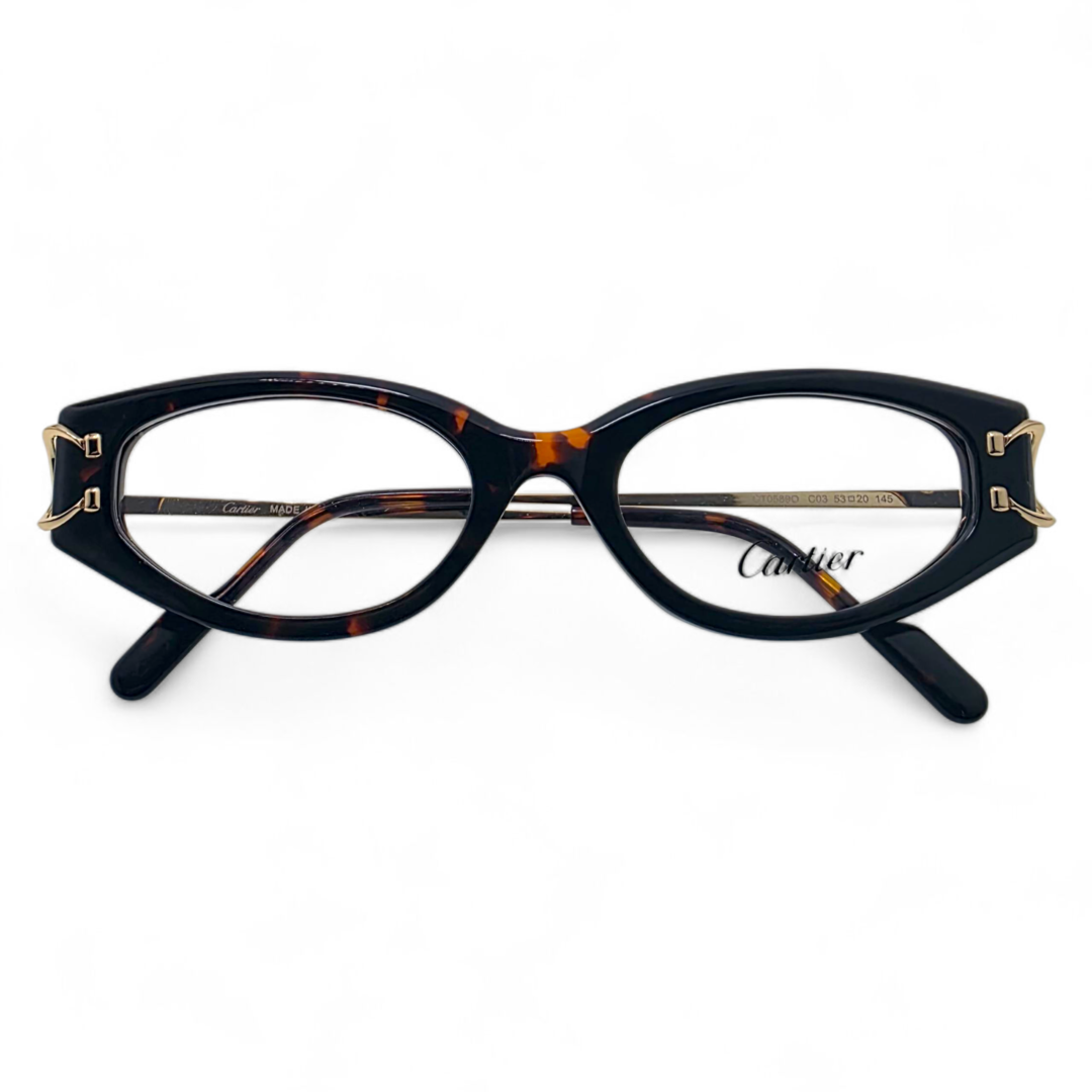 cartier cat-eye eyeglasses