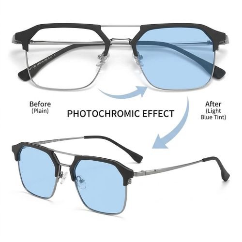 Blue Transition Lenses in Pakistan | Al-Aziz Optical