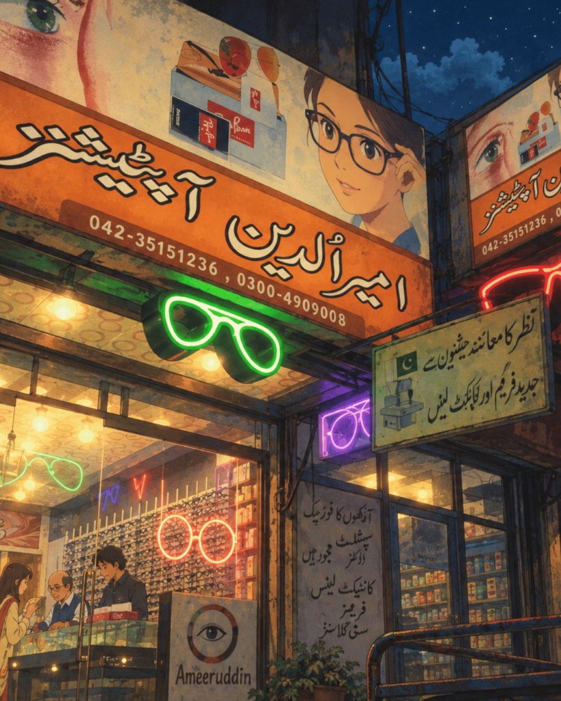 Amir-ud-din Opticians Township