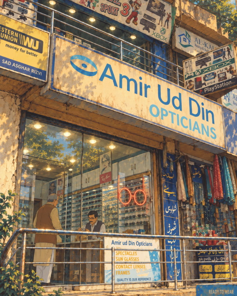 Amir-ud-din Opticians Johar Town