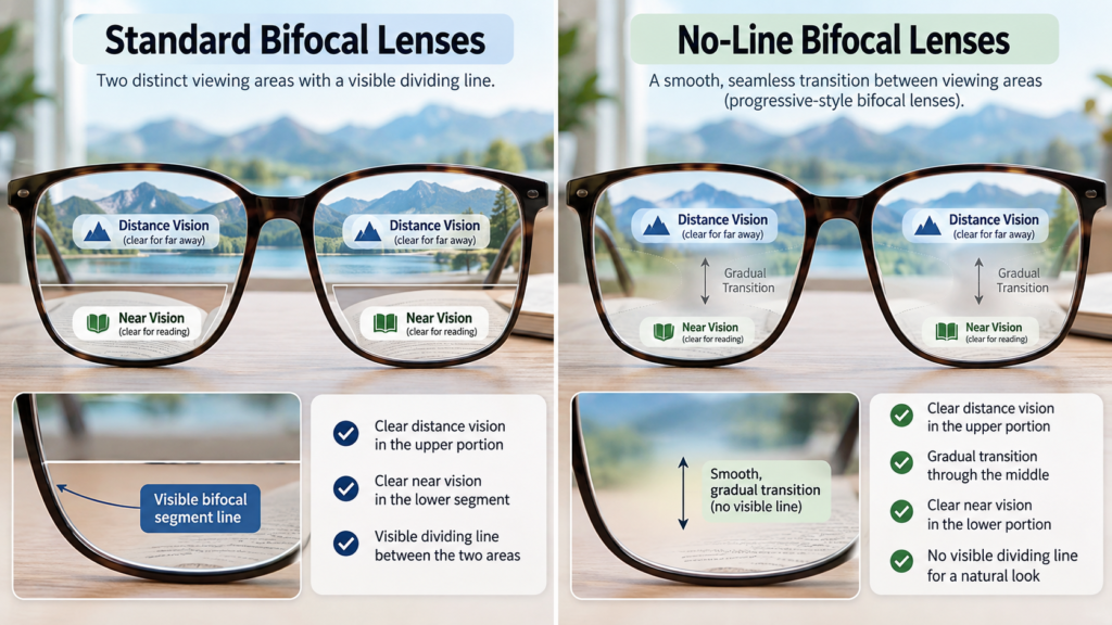 No-Line Bifocal Lenses in Pakistan