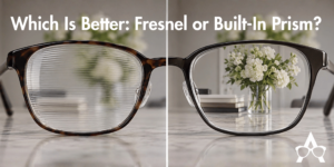 Fresnel vs built-in prism glasses